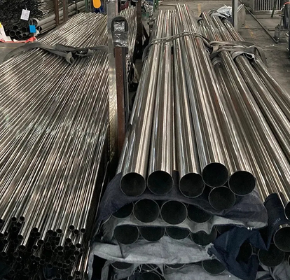 SUS 304 304L ISO9001 스테인리스 스틸 파이프 0.5-2mm 두께 장식용으로 용접