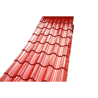 2000 밀리미터 지붕 파형 금속 시트 Dx53D SGH540 색 코팅강 지붕 시트